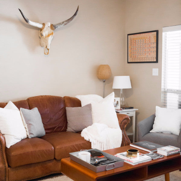 Faux Taxidermy Longhorn Skull Wall Art