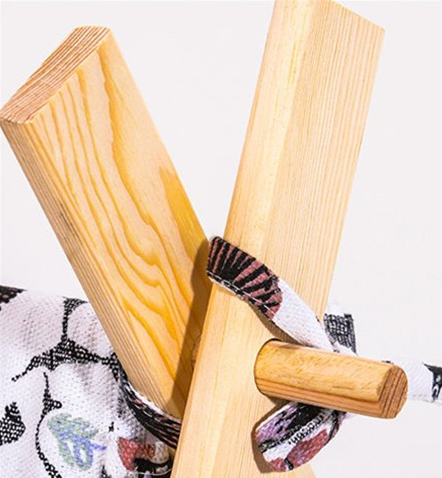 Wood and Canvas Pet Tent and Bed