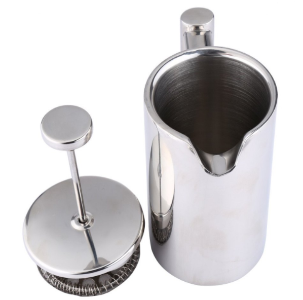 Stainless Double-Walled Steel French Press Travel Coffee Maker
