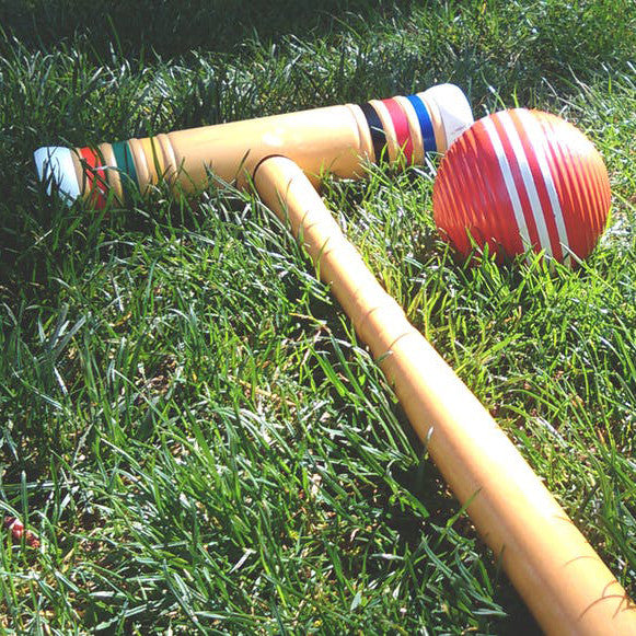 4-Player Wooden Croquet Set