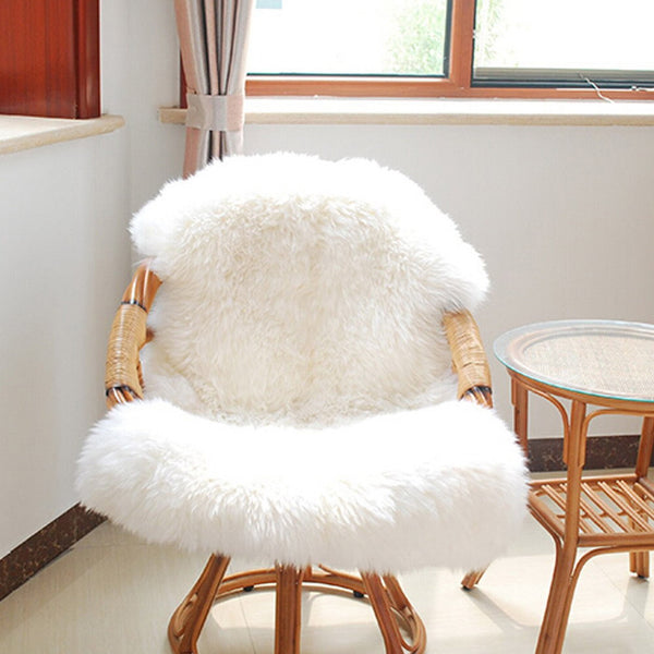 Faux Sheepskin Rug or Throw