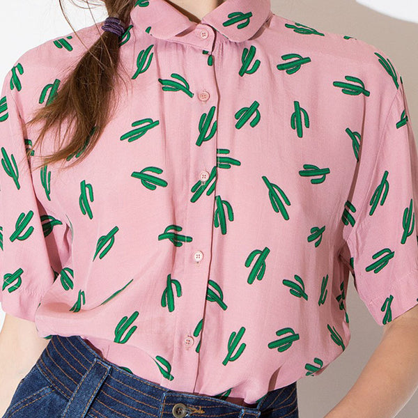 Pink Cactus Blouse