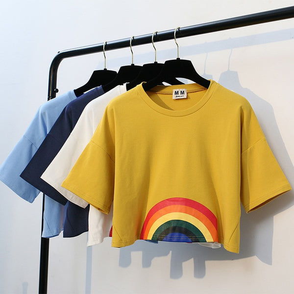 Rainbow Crop Top