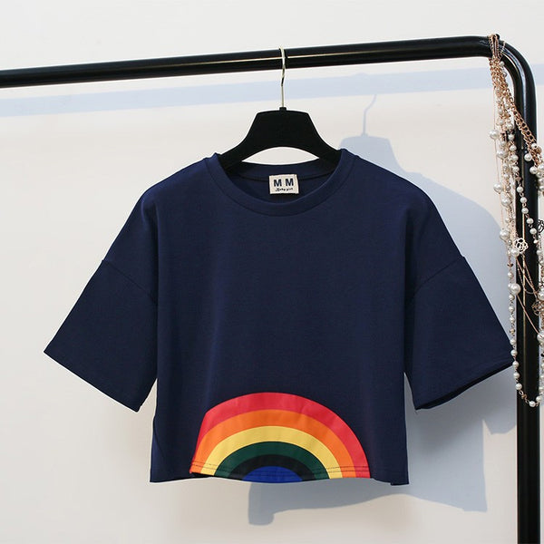 Rainbow Crop Top