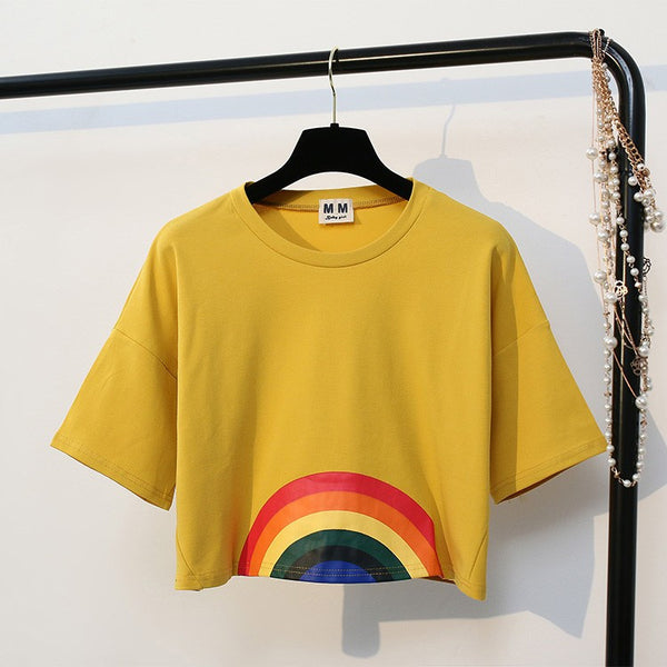 Rainbow Crop Top