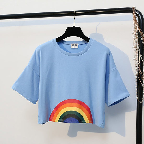 Rainbow Crop Top