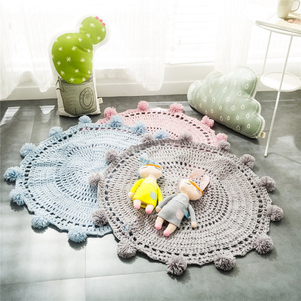 Crochet Round Yurt Rug