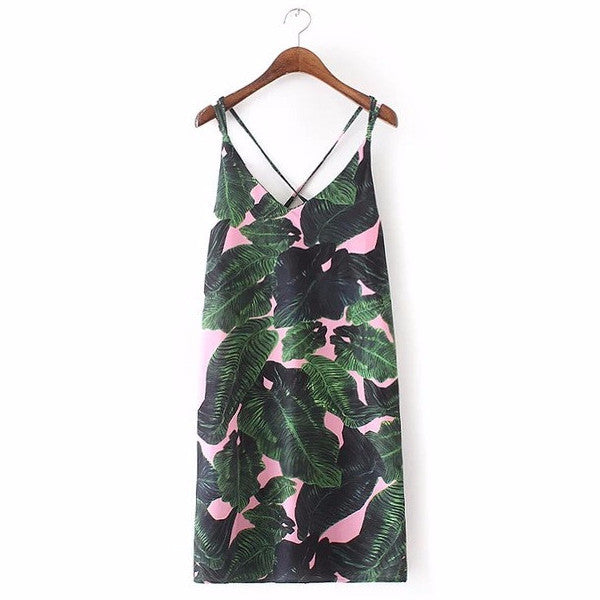 Palm Summer Festival Dress