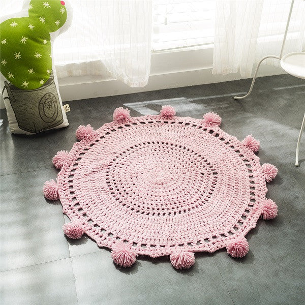 Crochet Round Yurt Rug