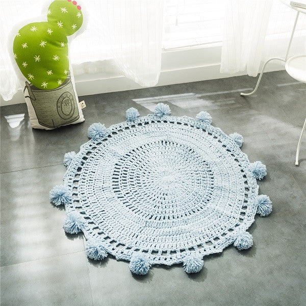 Crochet Round Yurt Rug