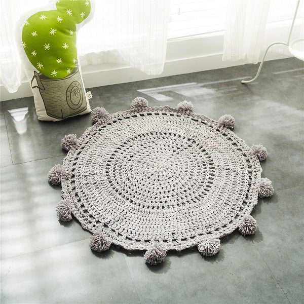 Crochet Round Yurt Rug