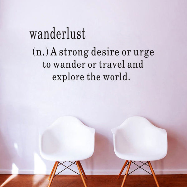 Wanderlust Wall Decal