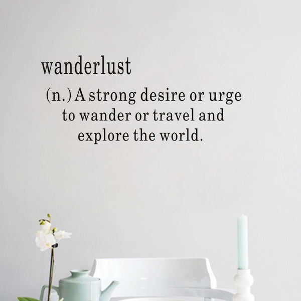 Wanderlust Wall Decal