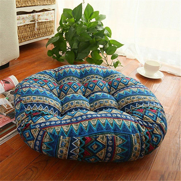 Printed Floor and Yurt Pillow