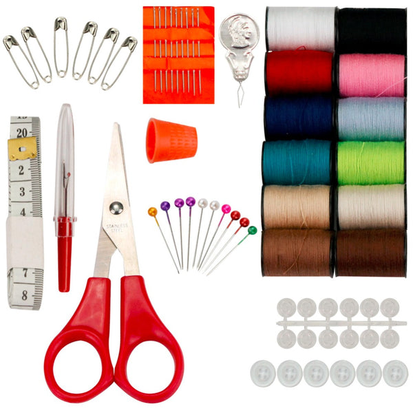 52-Piece Travel Sewing Tin