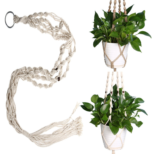 Knotted Macrame Plant Hanger