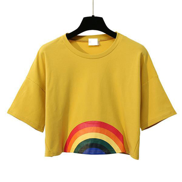 Rainbow Crop Top