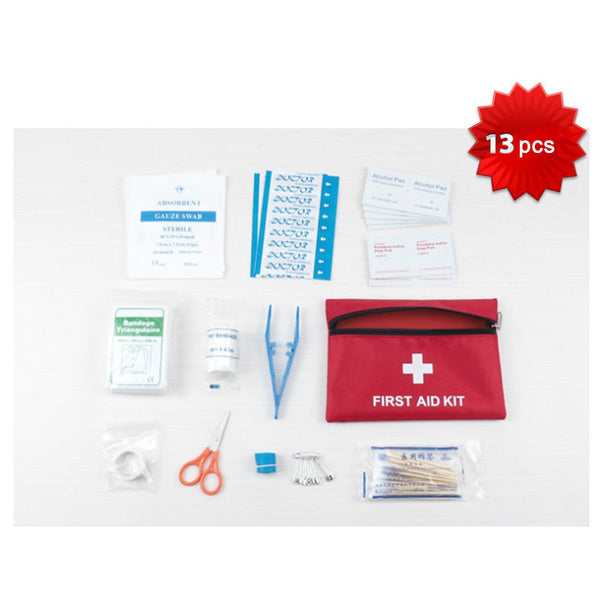 13-Piece Emergency First Aid Survival Kit