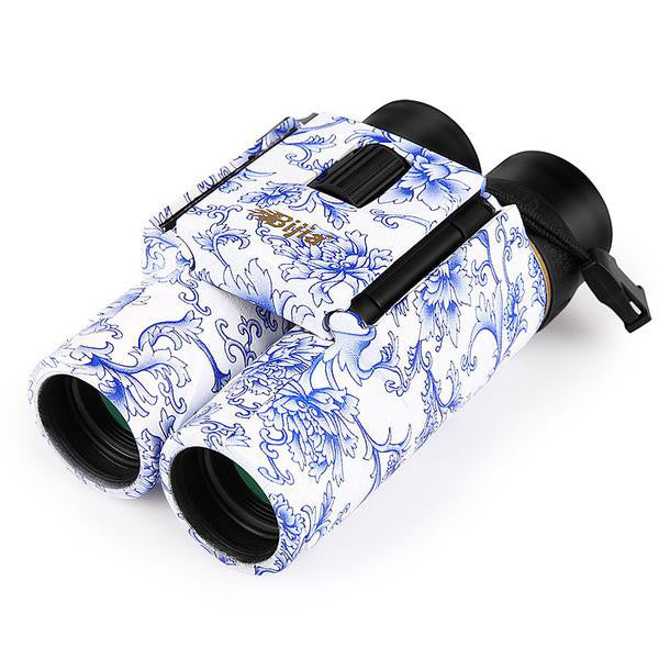 Mini Patterned Folding Binoculars