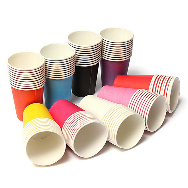 Bright Paper Picnic Cups (10-Pack)