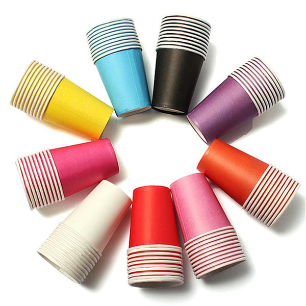 Bright Paper Picnic Cups (10-Pack)