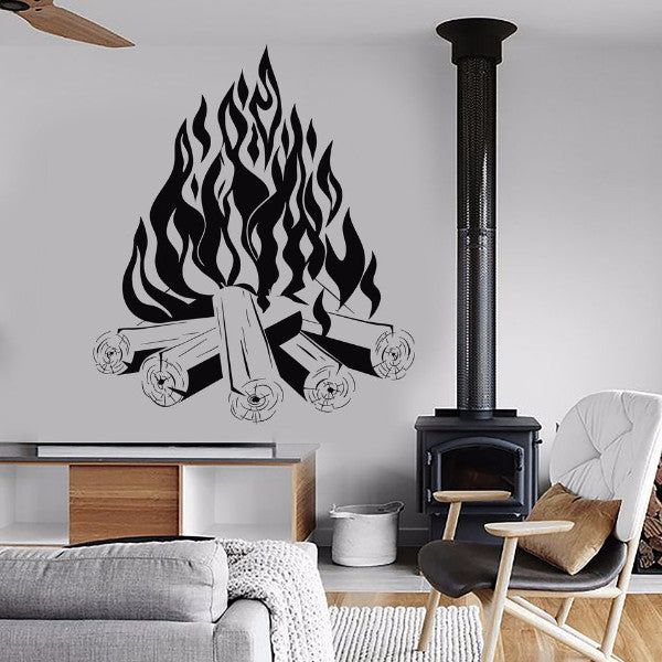 Campfire Removable Vinyl Wall Decal