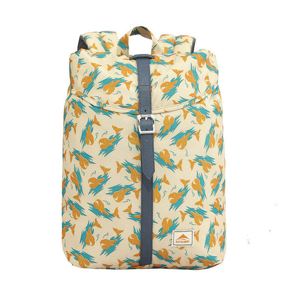 Printed Camp and Travel Backpack