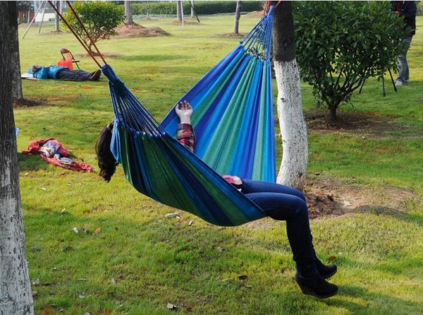 Single Cotton Travel Hammock