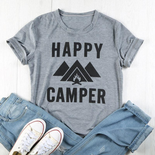 Graphic Happy Camper T-Shirt