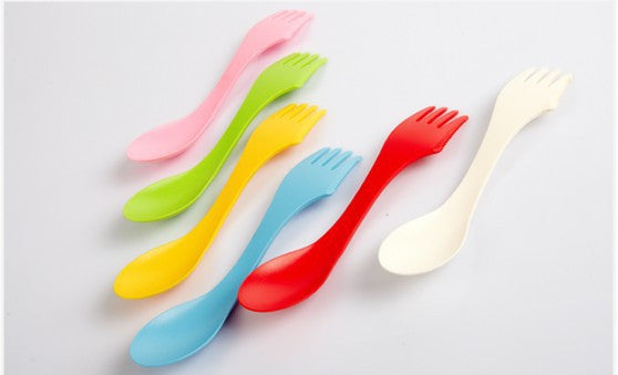 6-Piece Multicolor Spork Set